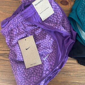 Nike and Adidas girls athletic shorts